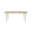 Pemberly Row Extendable Dining Table with Leaf in Light Oak Brown