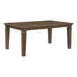 Pemberly Row Extendable Dining Table with Leaf in Light Brown