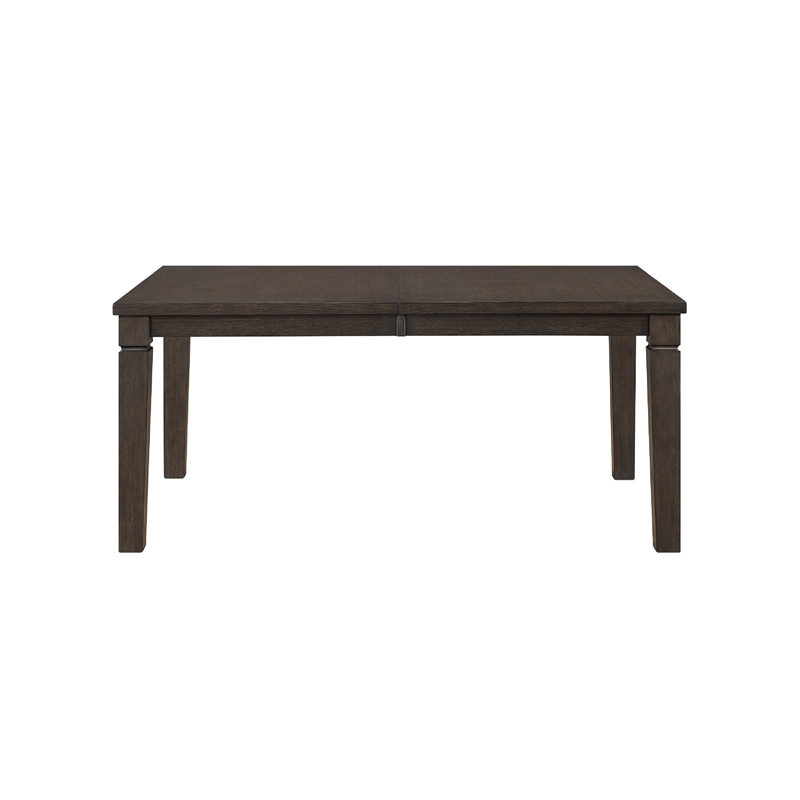Pemberly Row Extendable Dining Table with Leaf in Espresso Brown