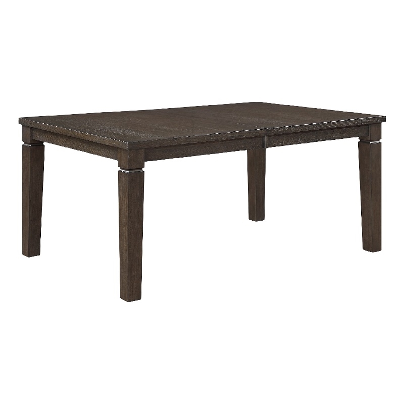 Pemberly Row Extendable Dining Table with Leaf in Espresso Brown