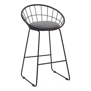 Pemberly Row 26&quot Counter Height Chair Set of 2 with Mesh Backrest