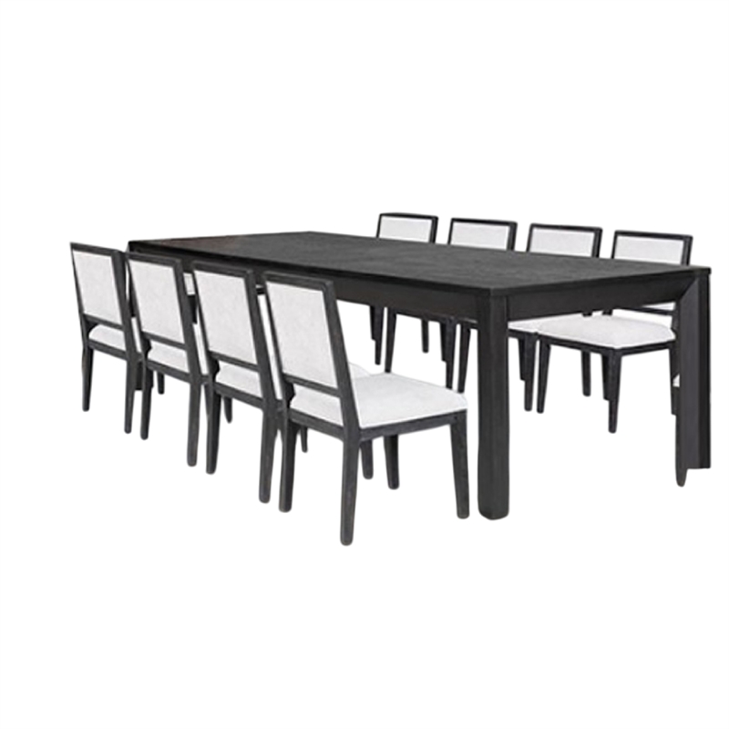 Pemberly Row 9Pc Extendable Dining Table Set with 24