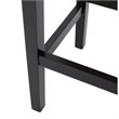 Pemberly Row Counter Stool 2Pc - Gray w/ Waterproof Cushioned Seat & Black Frame