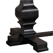 Pemberly Row Rectangular Dining Table with Double Pedestal in Vintage Black