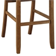 Pemberly Row Counter Height Dining Table Set with Center Beam in Brown and Beige
