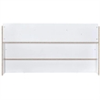 Pemberly Row Queen Platform Bed with 6 Storage Compartments & Headboard in White