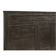 Pemberly Row Full Bed with Carved Panel Design in Nutmeg Brown Rubberwood