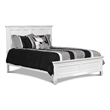 Pemberly Row Queen Size Bed with Classic Panel Design & Molded Details in White