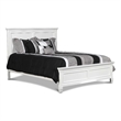 Pemberly Row Full Bed with Classic Panel Design and Molded Trim in White