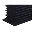 Pemberly Row 66 Inch Dining Table with Richly Textured Pedestal Base in Black