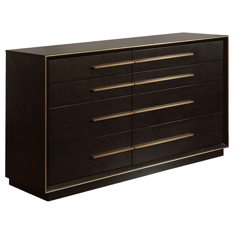Pemberly Row 4Pc Queen Bedroom Set with Storage Footboard & Fluted Drawers