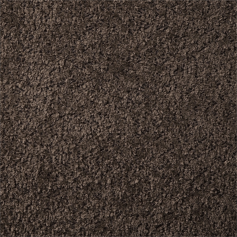 Pemberly Row 145 Inch Curved Modular Sofa with 7 Pillows in Brown Boucle
