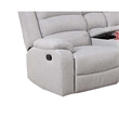 Pemberly Row 3 Pc L Shape Manual Reclining Sectional with Cup Holders in White