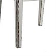 Pemberly Row Set of 2 Dining Side Chairs with Gray Cushion in Rustic White Wood