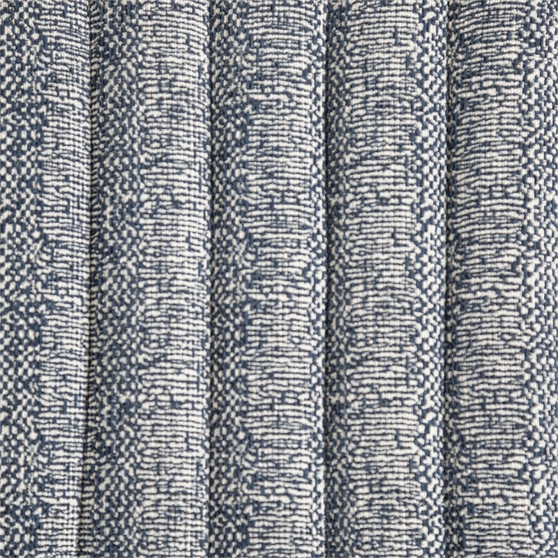 Pemberly Row 2Pc Counter Height Chairs with Channel Stitch Back in Bluish Gray