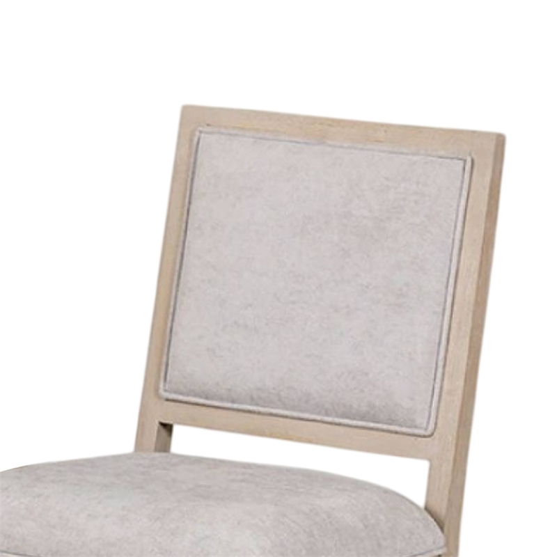 Pemberly Row Dining Side Chair Set of 2 Rustic Panel Design in Tawny Brown Wood