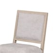 Pemberly Row Dining Side Chair Set of 2 Rustic Panel Design in Tawny Brown Wood