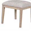 Pemberly Row Dining Side Chair Set of 2 Rustic Panel Design in Tawny Brown Wood