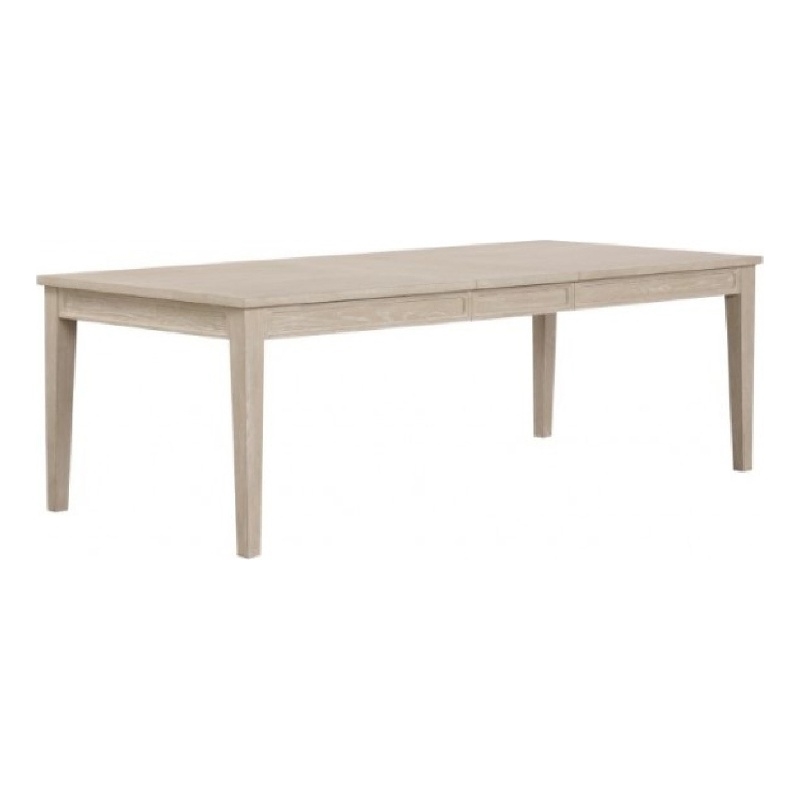 Pemberly Row 72 to 90 Inch Extendable Dining Table Farmhouse Light Oak Brown