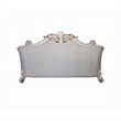 Pemberly Row 89 Inch Sofa 6 Pillows Tufted Ivory Fabric Pearl White