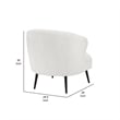Pemberly Row Accent Chair in Soft Beige Boucle Curved Barrel Back