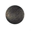 Pemberly Row Dining Table 54 Inch Round Planked in Black Smoke Mahogany Wood