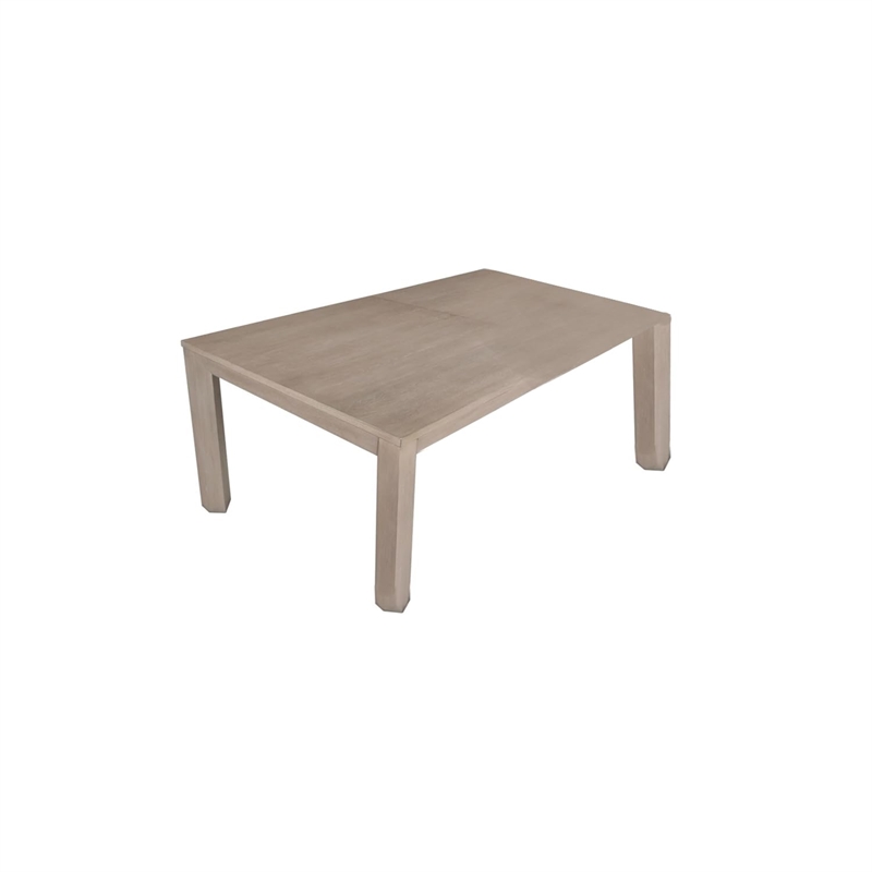 Pemberly Row 94 to 118 Inch Extendable Dining Table in Tawny Brown Rubberwood