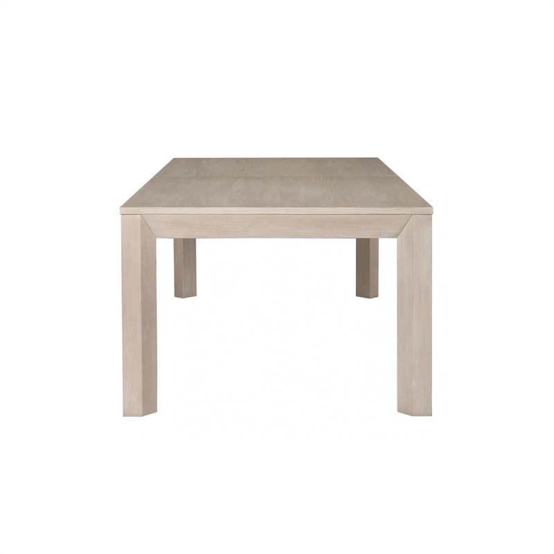 Pemberly Row 94 to 118 Inch Extendable Dining Table in Tawny Brown Rubberwood