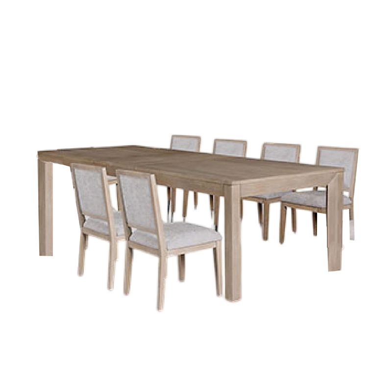 Pemberly Row 7 Piece Dining Table Set 94 to 118
