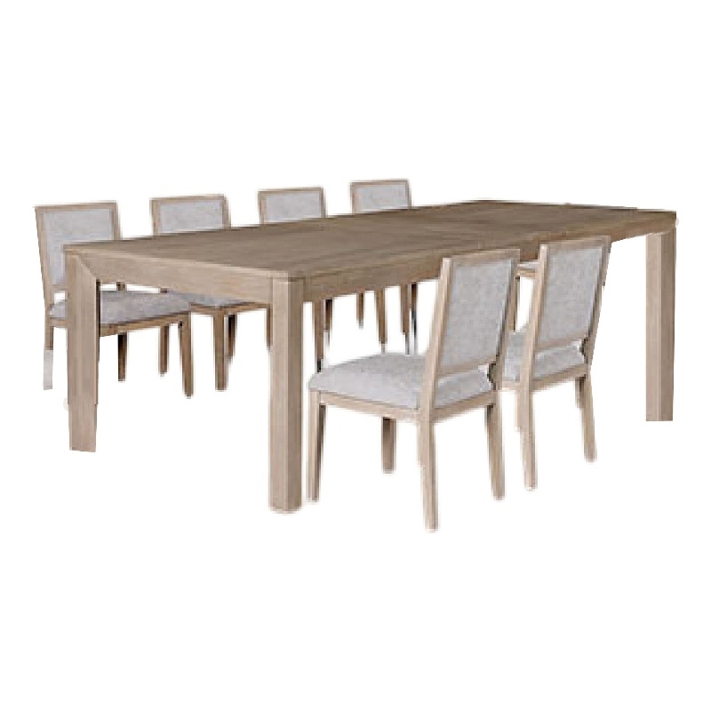 Pemberly Row 7 Piece Dining Table Set 94 to 118