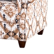 Pemberly Row Accent Club Chair Accent Throw Pillow in Brown Greige Polyester
