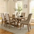 Pemberly Row 7Pc Dining Table Set 84 to 104