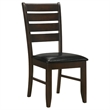 Pemberly Row 6 Piece Dining Table 4 Chairs and Bench Set Brown Faux Leather