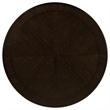 Pemberly Row 5 Piece Dining Table Set Dark Brown Round Wood Top Storage Base