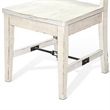 Pemberly Row Dining Chair Set of 2 Ladderback with Turnbuckle in Off White