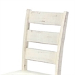 Pemberly Row Dining Chair Set of 2 Ladderback with Turnbuckle in Off White
