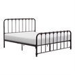 Pemberly Row Twin Size Metal Bed Bronze Spindle Design Heavy Duty Slat Support