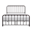 Pemberly Row Twin Size Metal Bed Bronze Spindle Design Heavy Duty Slat Support