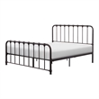 Pemberly Row Twin Size Metal Bed Bronze Spindle Design Heavy Duty Slat Support