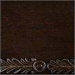 Pemberly Row 53 Inch Console Table Marble Top Cherry Brown Wood Cabriole