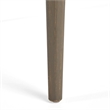 Pemberly Row Outdoor Dining Table Square 36 Inch Gray Acacia Wood Tapered