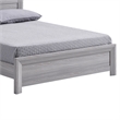 Pemberly Row Queen Bed Panel Style Headboard Rustic Farmhouse Driftwood Gray