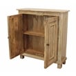 Pemberly Row 2-Door Mango Wood Sideboard with Interior Shelves in Natural