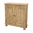 Pemberly Row 2-Door Mango Wood Sideboard with Interior Shelves in Natural