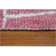 Pemberly Row 1.6x1.6 Hand-Knotted New Zealand Wool Area Rug in Pink