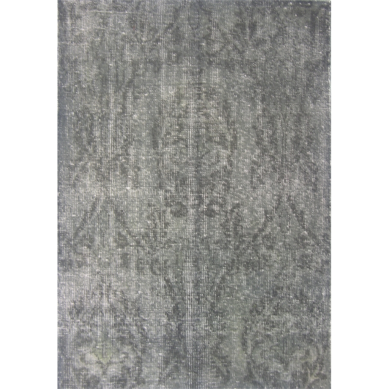 Pemberly Row 5x8 Hand-Knotted New Zealand Wool Area Rug in Gray