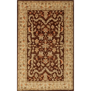 Pemberly Row 8x11 Hand-Tufted New Zealand Wool Area Rug in Brown