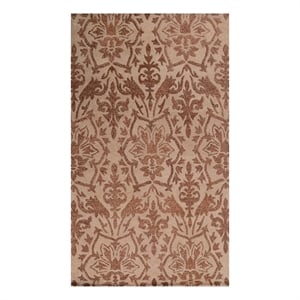 Pemberly Row 2x3 Hand-Tufted Hand-Sculpted New Zealand Wool Area Rug in Beige