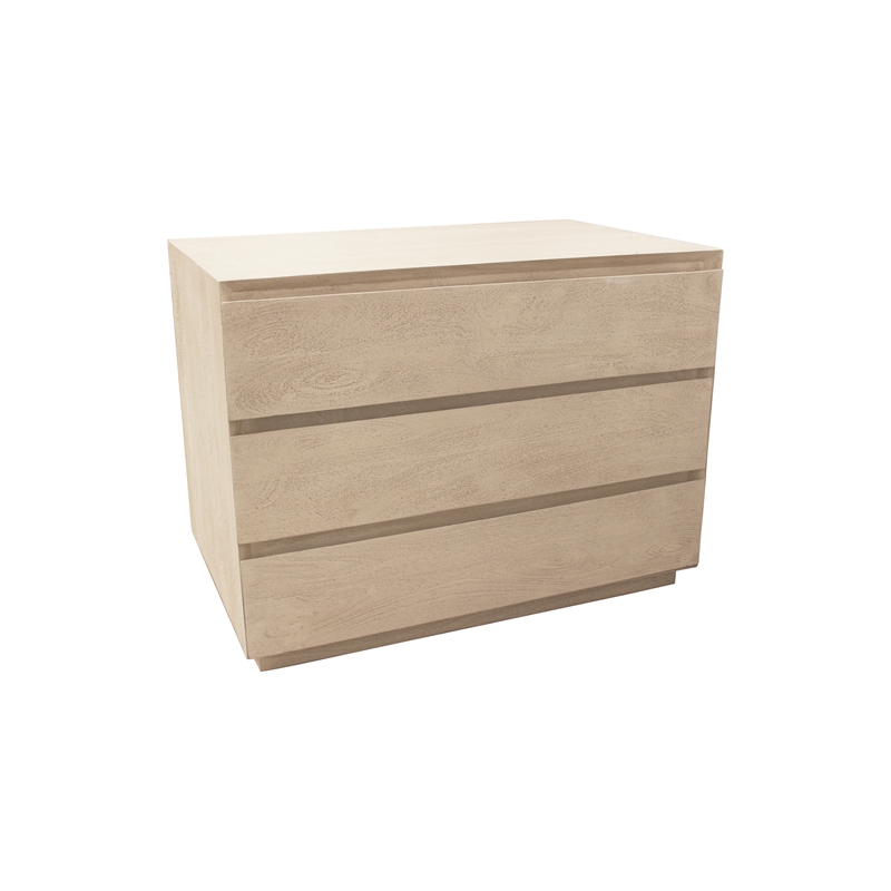 Pemberly Row 3-Drawer Solid Mango Wood 32