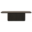 Pemberly Row Cocktail Table in Modern Espresso Finish on Mango Solid Wood